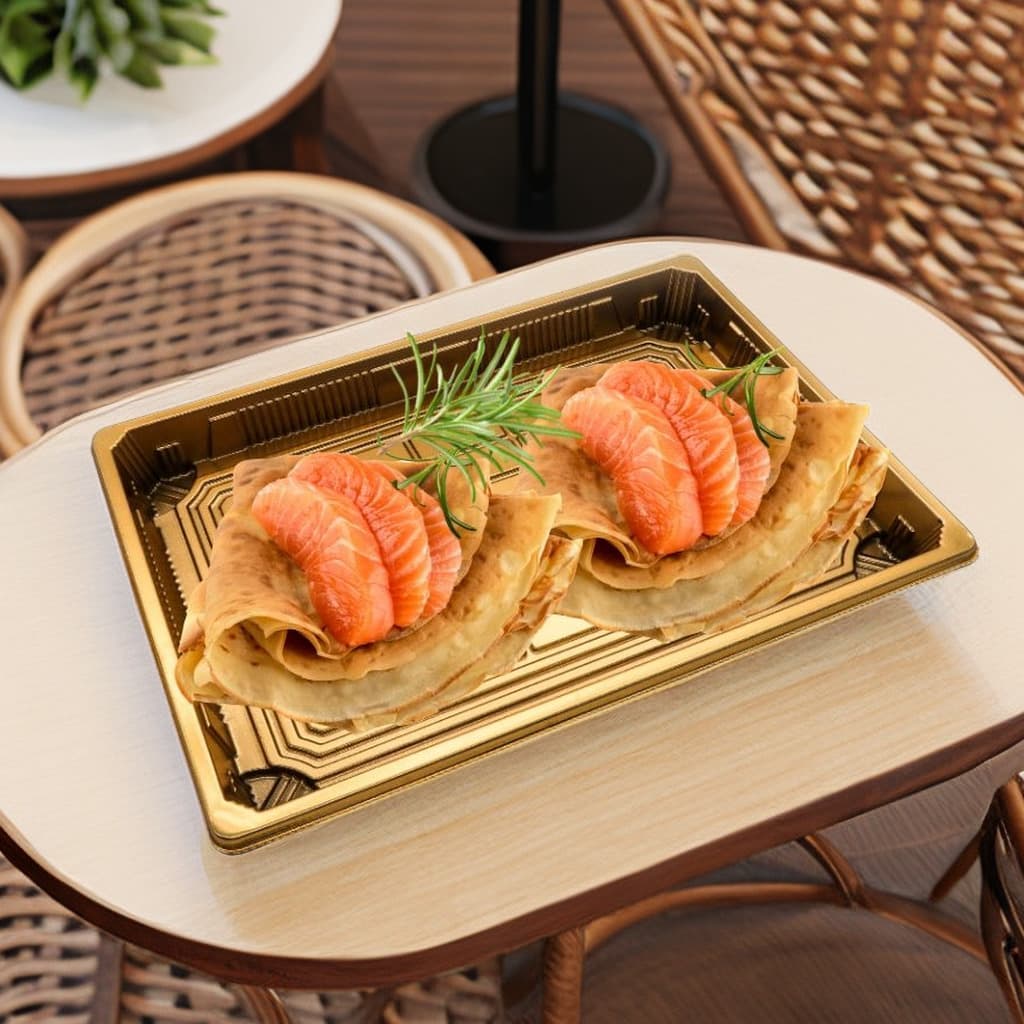 26Oz Gold Japanese Sushi Tray