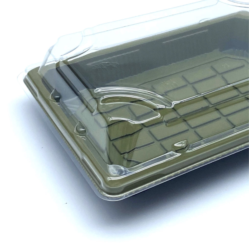 The sushi plate WL-03 has a very simple appearance design and looks compact and transparent.