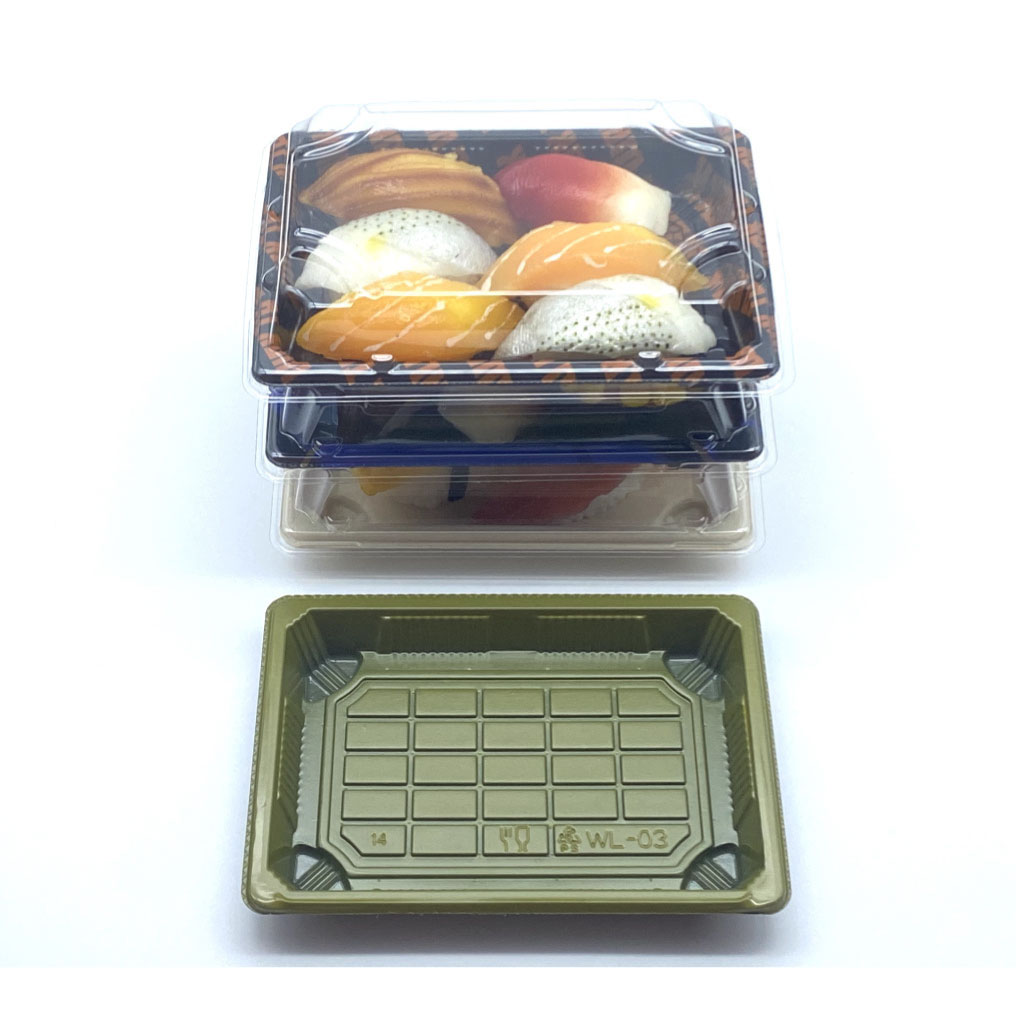 The sushi tray WL-03 is very durable and it can withstand a certain amount of weight