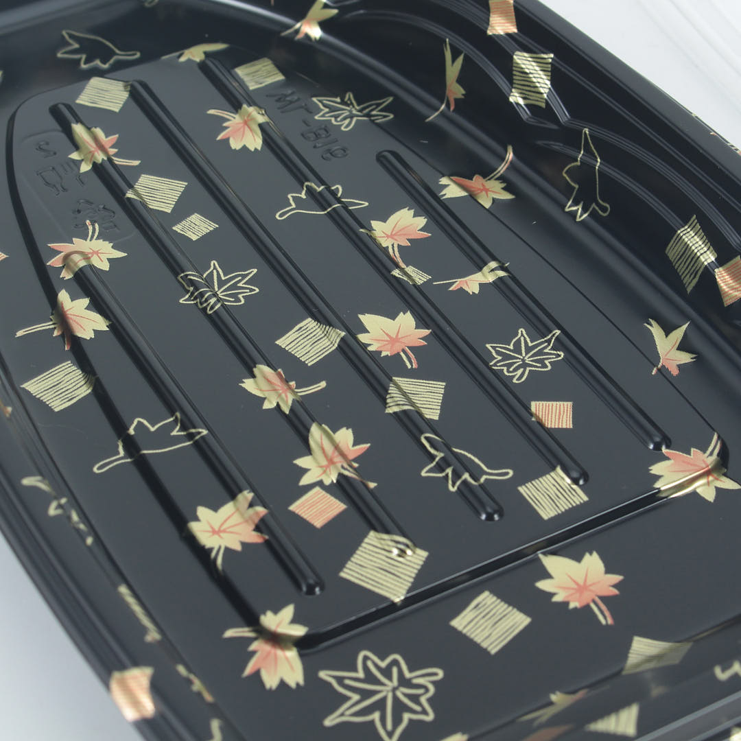 WL-B16 boat shape sushi serving tray inside material details