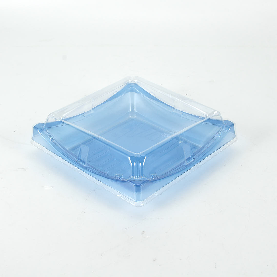 Wholesale Clear Blue Salmon Sushi Tray ｜ WL-40