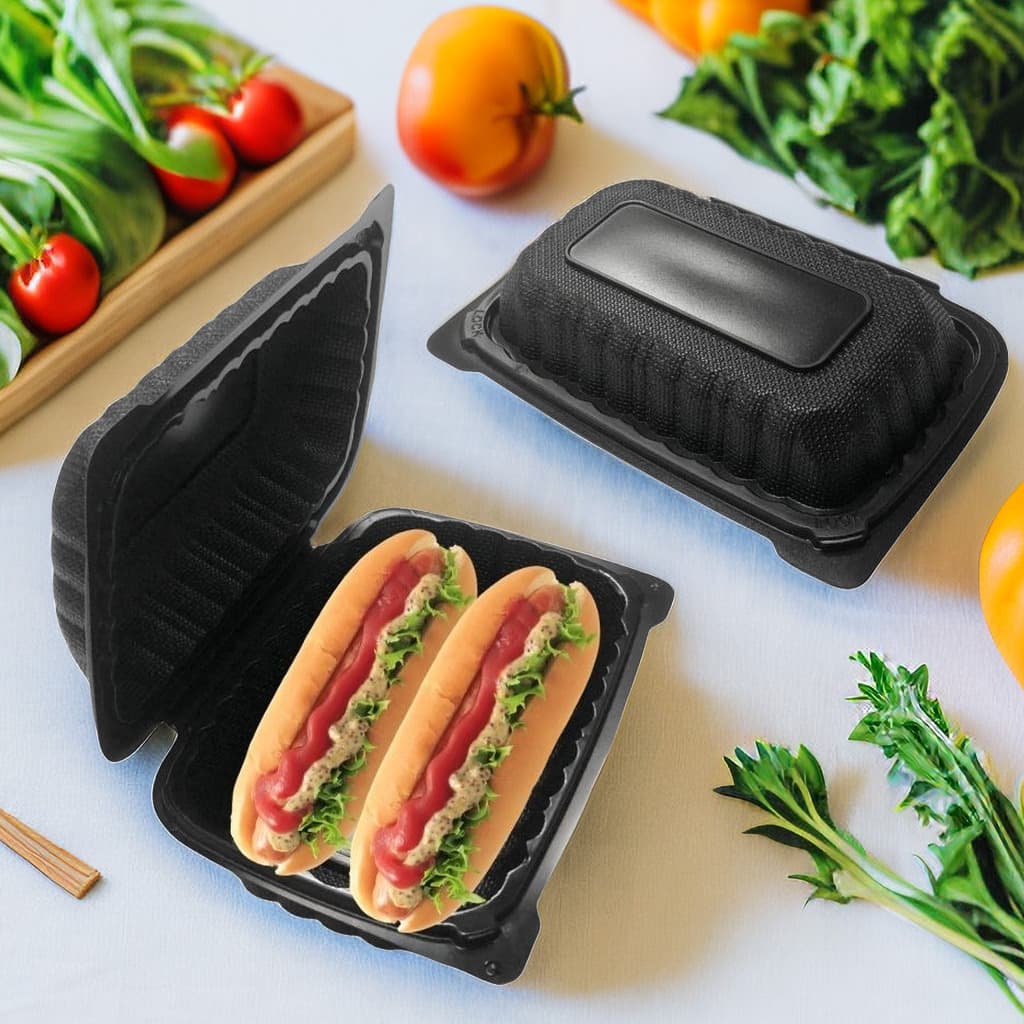 800ML Plastic Clamshell Food Containers Wholesale