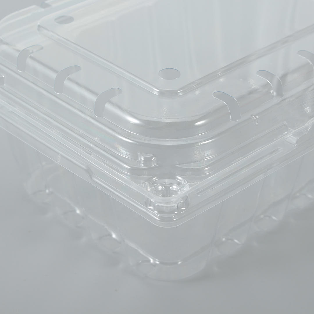 lock details of 16 oz Disposable Clamshell Food Containers corner details| WL-CM002