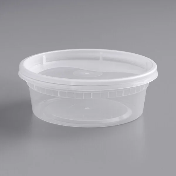 8oz/1 Cup Round Food Container with Lids