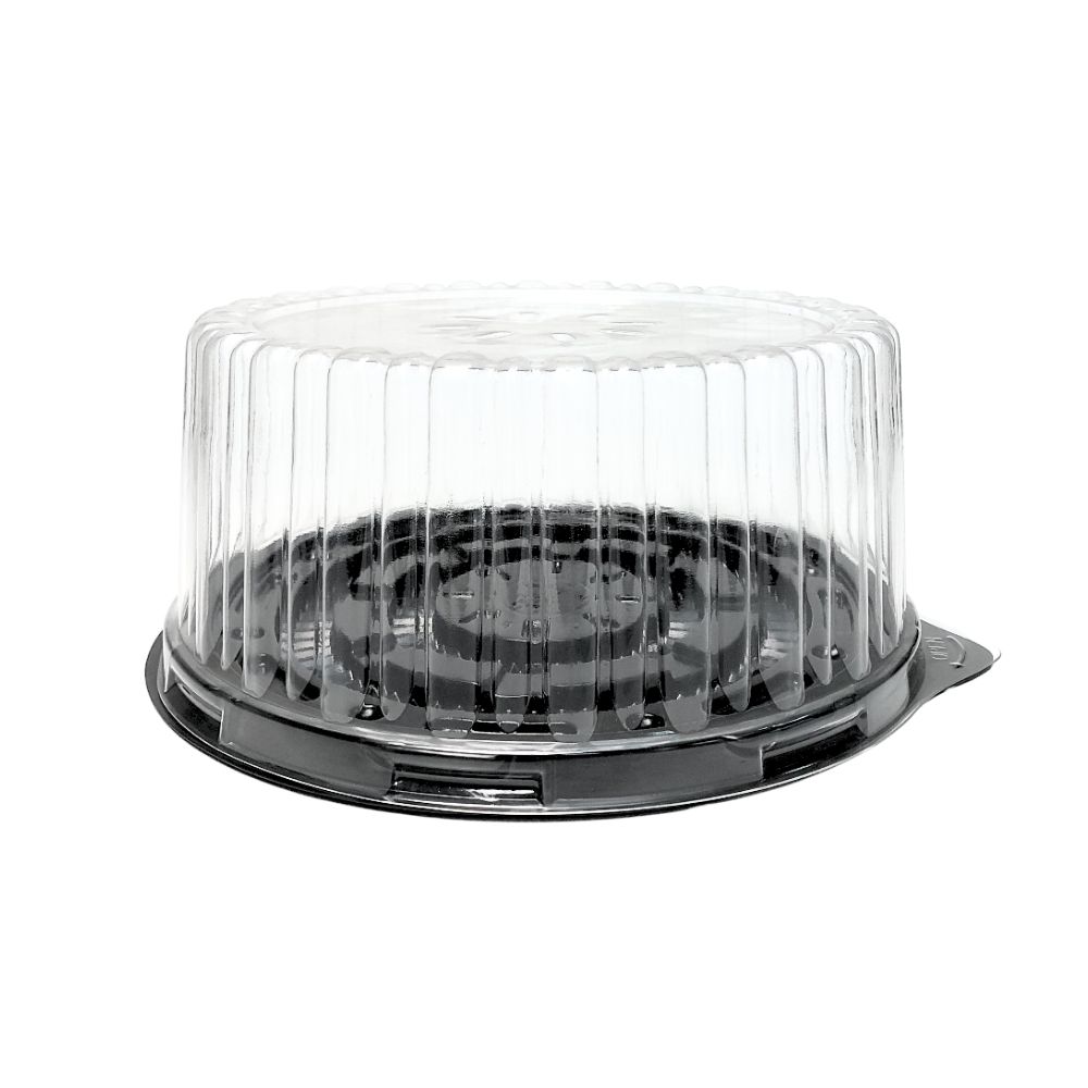 Disposable Plastic Round Cake Box with Dome