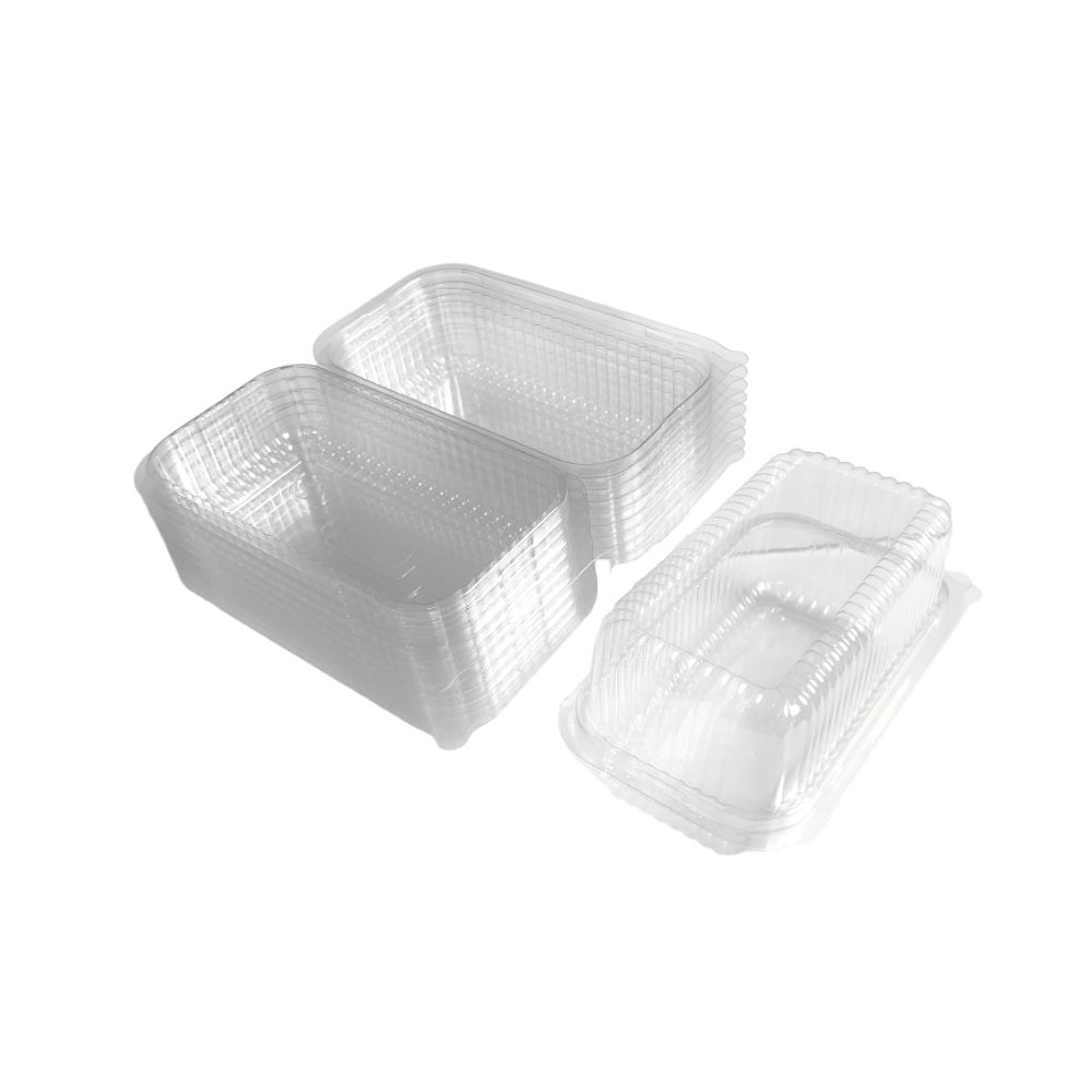 clear-clamshell-packaging-food wo are Stacked together