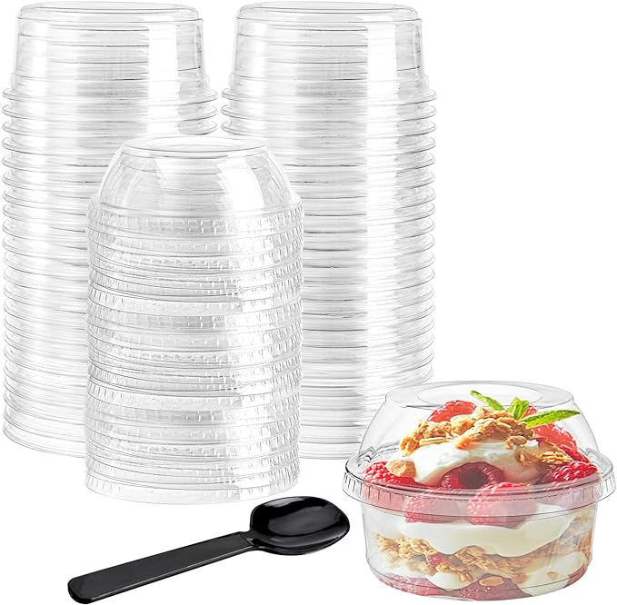 4 oz Mini Disposable Dessert Bowls