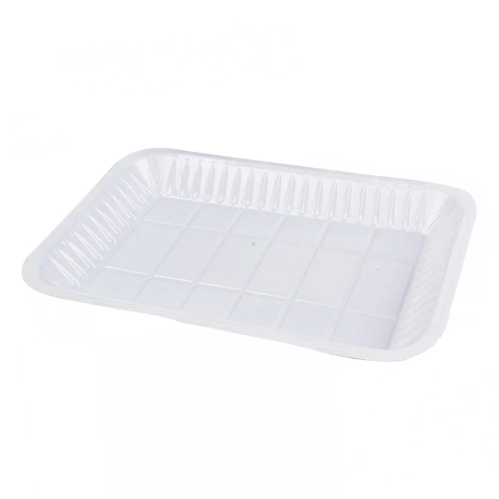 9 Inch Clear Rectangular Plastic Plates