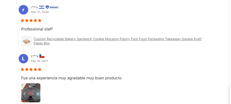 Customers from different countries give good evaluations and production demonstrations of the products after purchasing them.