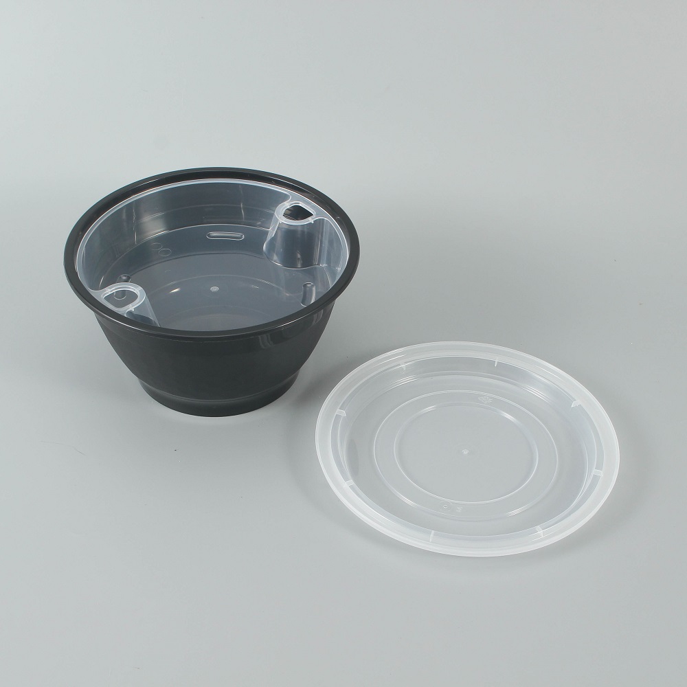 Disposable Plastic Bowl with Separation Tray