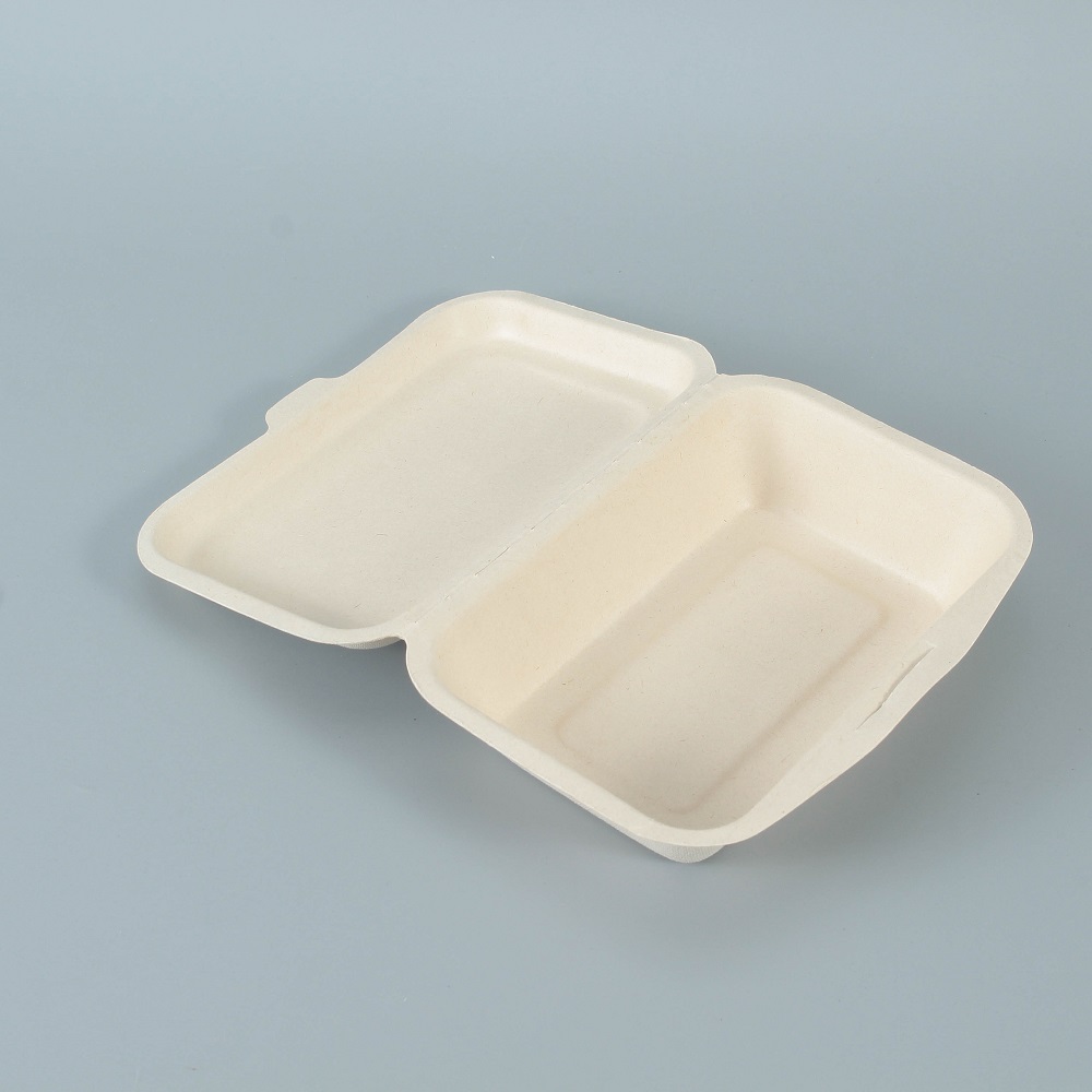 450ml Rectangle Reusable Clamshell Container