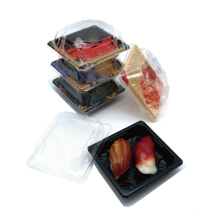 The sushi tray WL-0.1 is reusable after cleaning.